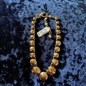 Henri Bendel Gold Hand me Down Necklace NWT